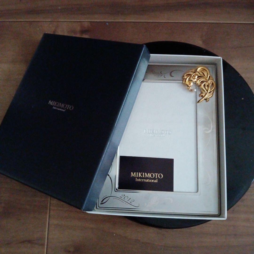 ミキモト 写真立て クリスタルラッカー パール 真珠 フォトフレーム