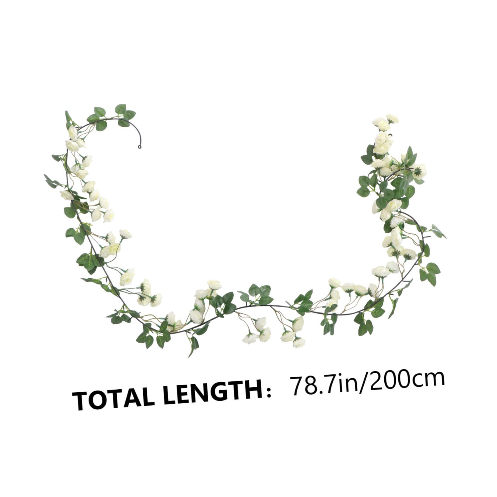TOPBATHY 3stücke Künstliche Rosenranken Dekoration Für Hochzeiten Und Feste Realistische Simulationsblumen Für Garten Und Wohnraumgestaltung Teilig