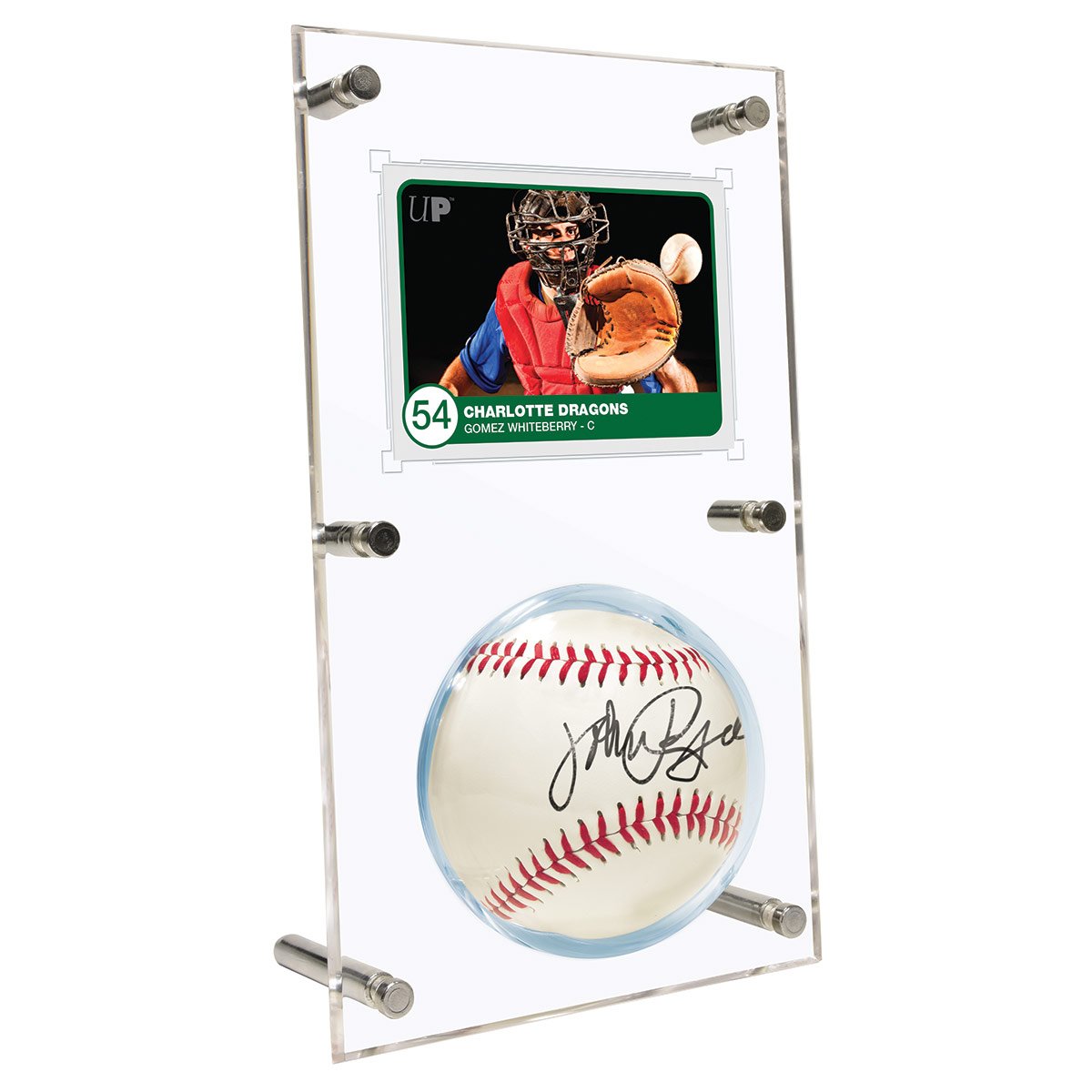 Amazon.com: Ultra Pro Collectors Clear Ball & Card Flip Display