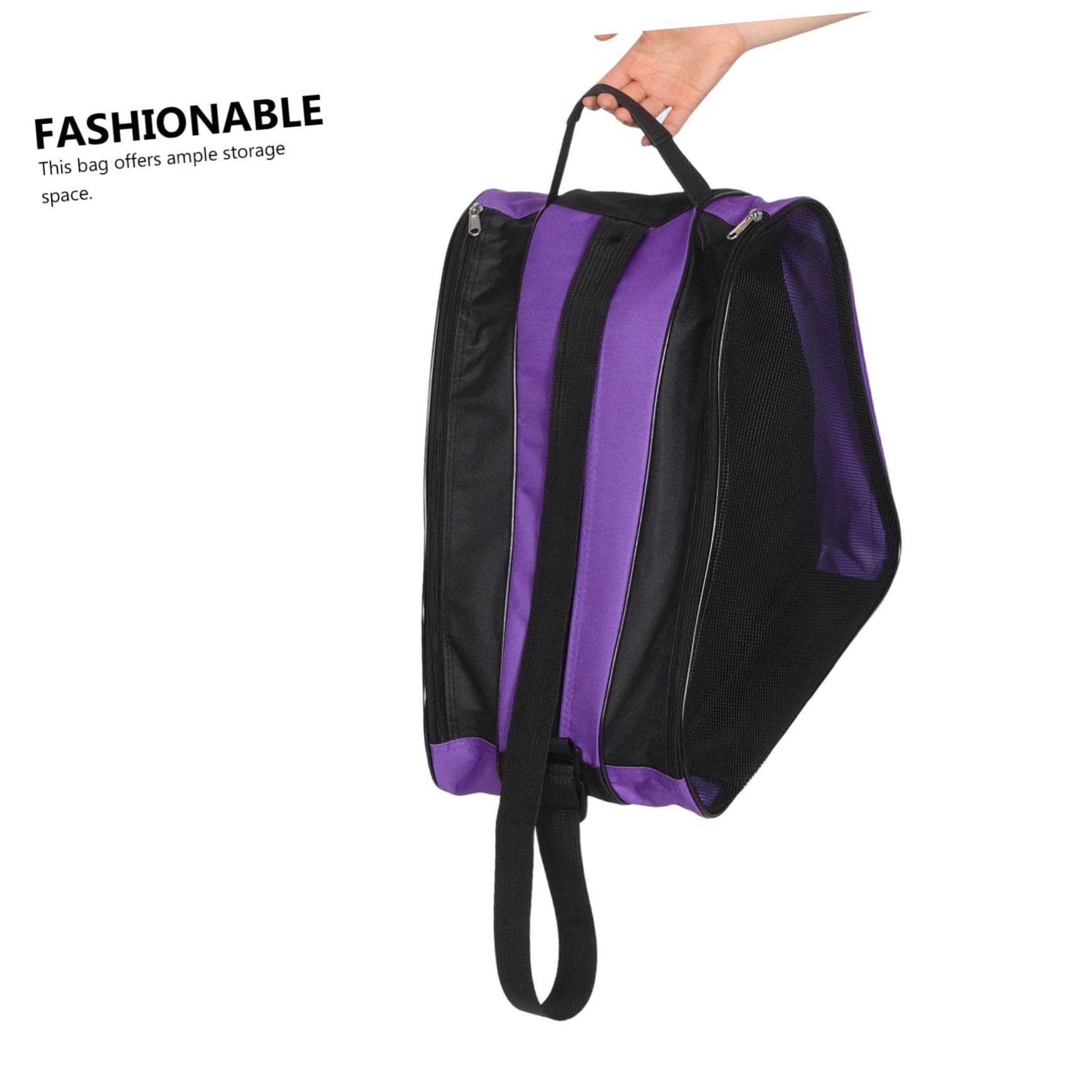 Bolsa para Patines Portátil 2 Piezas de Tela Oxford, Diseño Multicapa