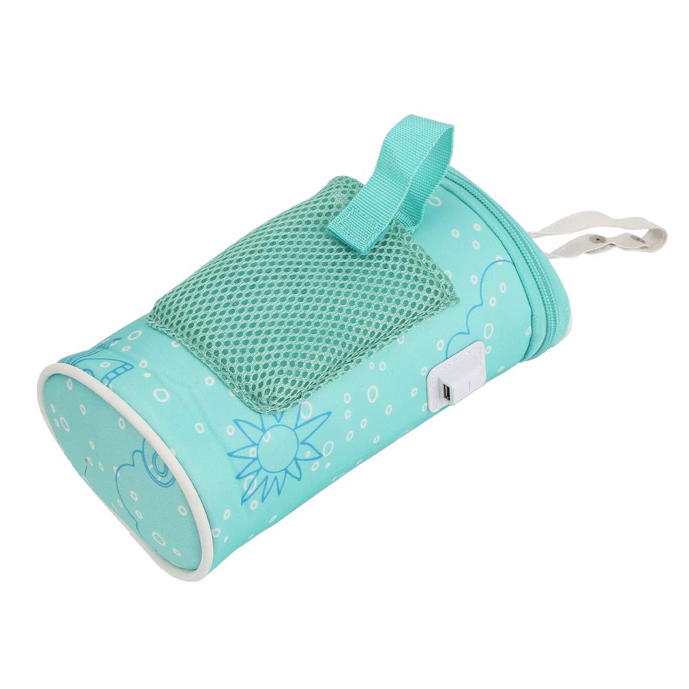 Scaldabiberon USB portatile Riscaldatore per tazza da viaggio isolato, Riscaldamento multimodale, Grande capacità, Materiale PP, per auto e viaggi