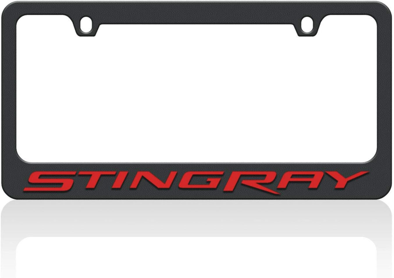 Black Corvette C7 Stingray License Plate Frame by Eurosport Daytona