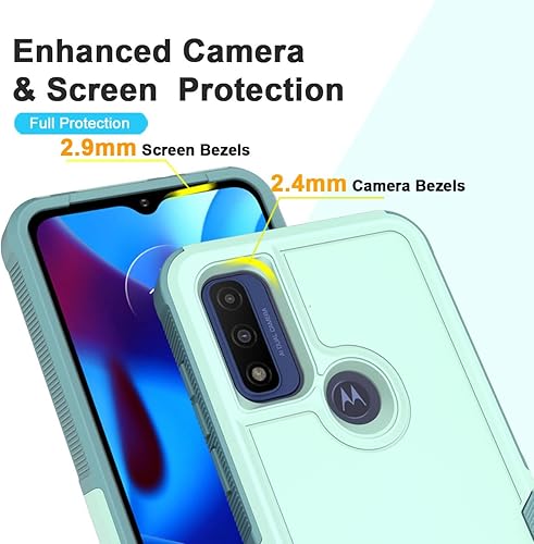 Miniatura 9 de Funda diseñada para Moto G Power 2022 y Moto G Pure, resistente y resistente, delgada, ligera, a prueba de golpes, para Motorola G Power 2022 (6.5