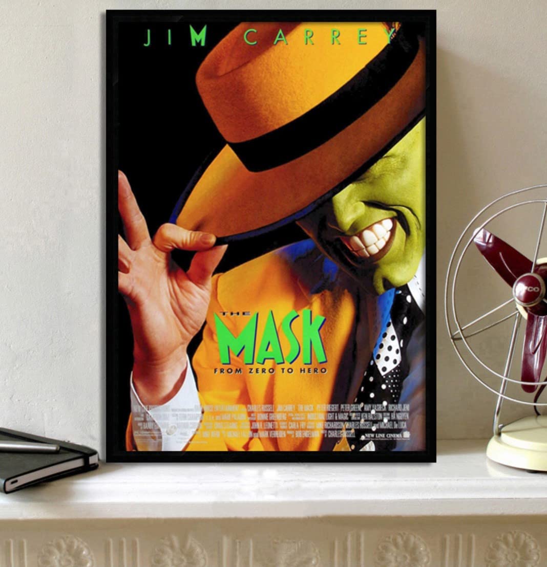 Amazon.co.jp: 『マスク』The Mask 映画ポスター アートフレーム 木枠