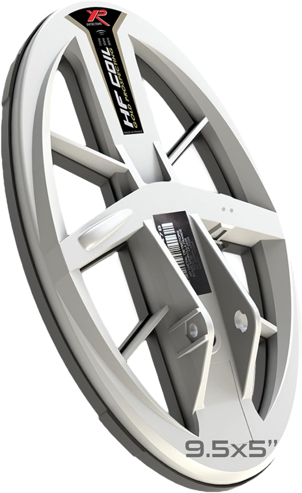 XP 9.5x5 HF Elliptic Coil (24x13cm) Compatible with Deus and ORX XP metal detectors, Delivered with Coil Cover and Lower Stem (DELLHF), High Frequency Coil