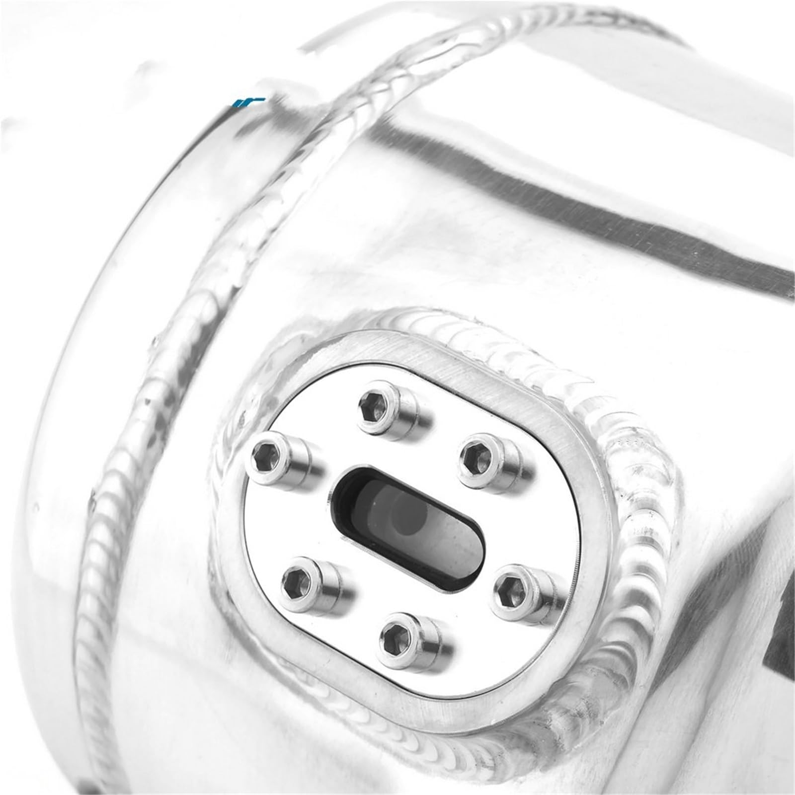 Zbiornik Wyrównawczy Płynu Chłodzącego Korek Przelewowy Zbiornik Na Wodę Akcesoria Samochodowe Pasujące Do Mini Cooper S R52 R53 2002-2008(Silver)