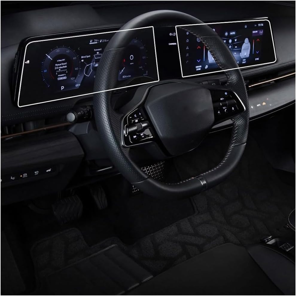Car Screen Protector for Ariya 2021 2022 2023, Car Radio Stereo Tempered Glass GPS Foils High Definition Protective Film No Glare Fingerprints Scratch