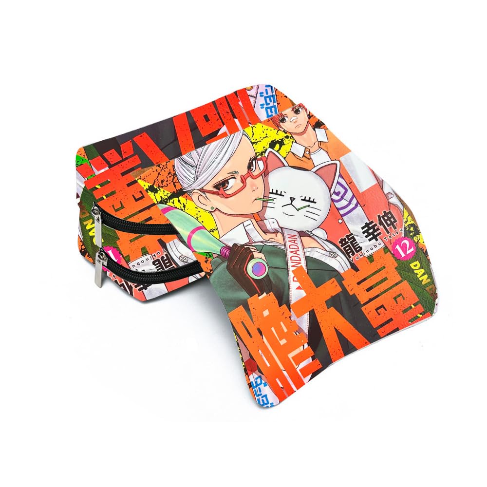 Zhongkaihua DAN DA DAN Pencil Case Ayase Momo Takakura Ken Theme Fashion Cartoon Stationery Pencil Case for Girls Boys Schooler Gift, Large Capacity Back to School Pen Bag