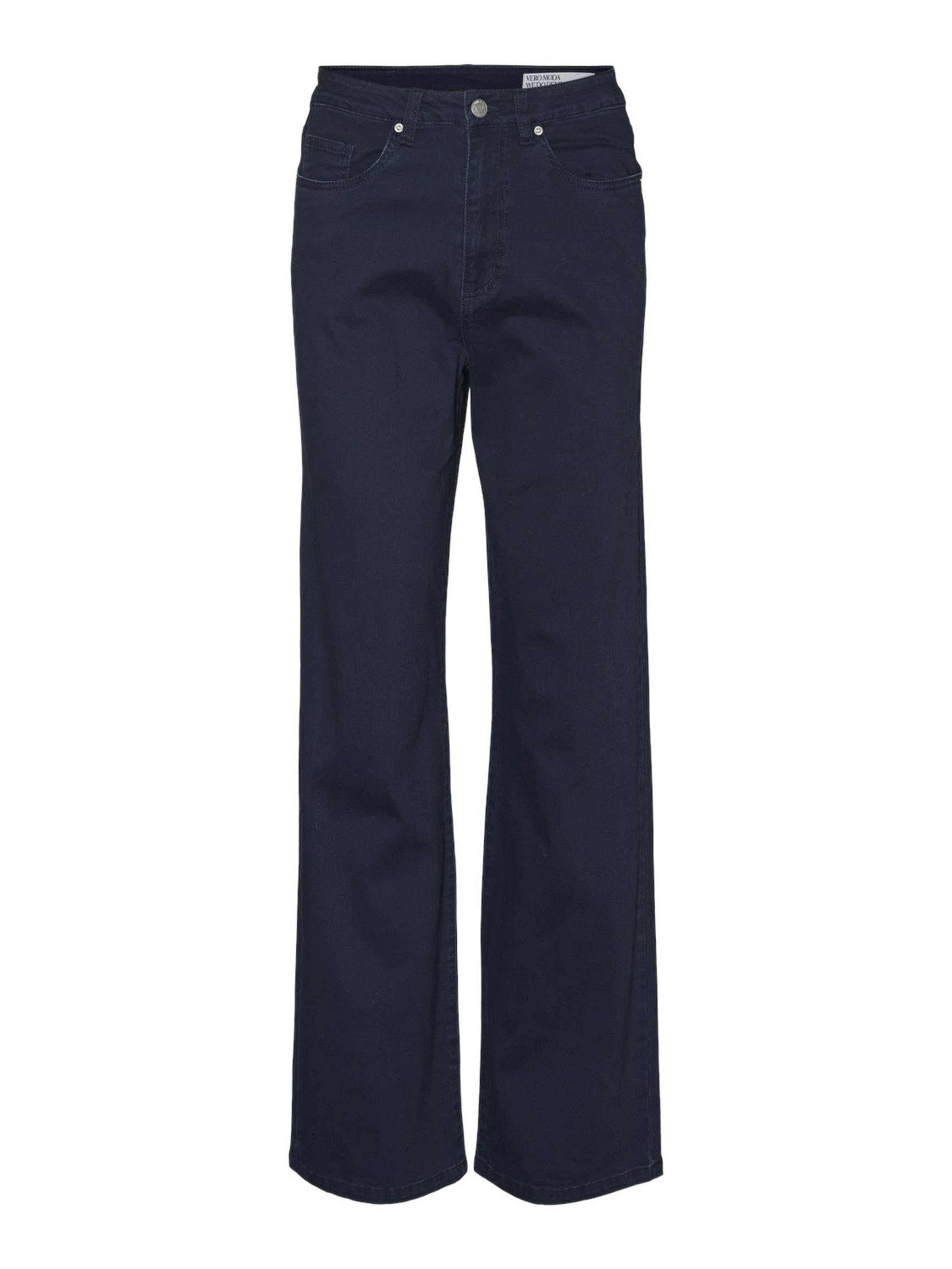 VERO MODA VMTESSA HR Wide Coloured Jeans Boo, Blue, 28W x 32L