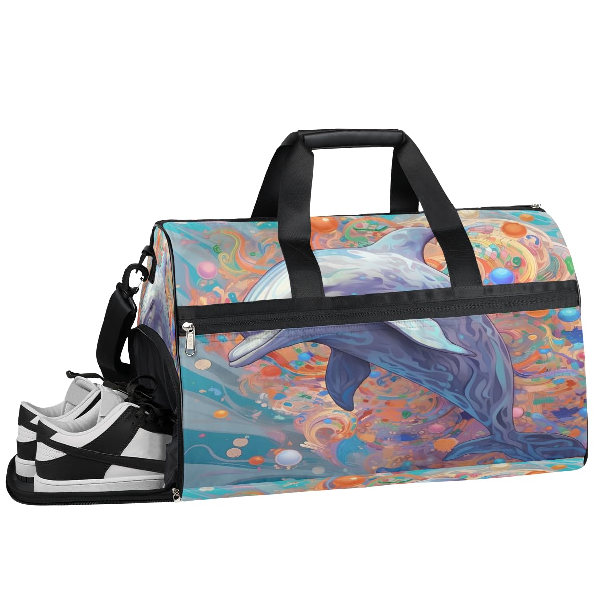 Personalisierte Sporttasche für Jungen und Herren, individuelle Sporttasche für Reisen, Duffle Bag mit Schuhfach, maßgeschneiderte Mädchen-Tanztasche, Wochenend-Übernachtungstasche für Frauen, Kinder,