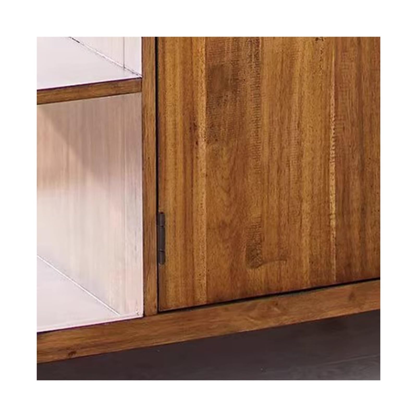Mueble aparador Mesa de Isla Cocina, Mesa móvil, Armario Retro Abierto, y aparador Mesa de Centro Consola