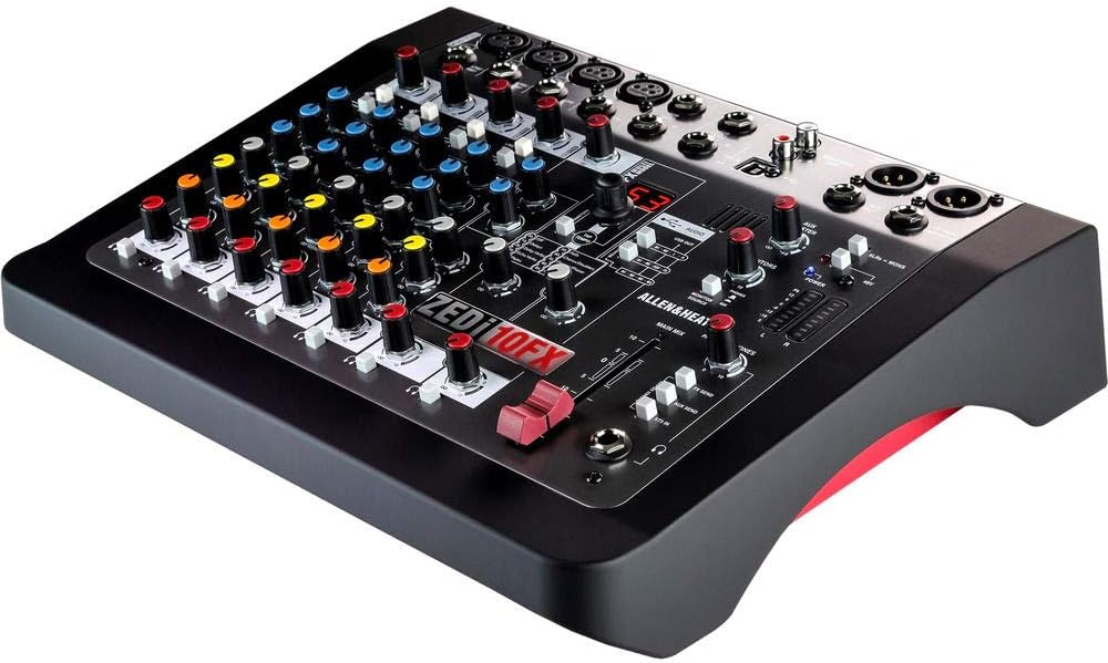 Allen & Heath ZEDi-10FX Hybrid Compact Mixer/4x4 USB Interface with FX