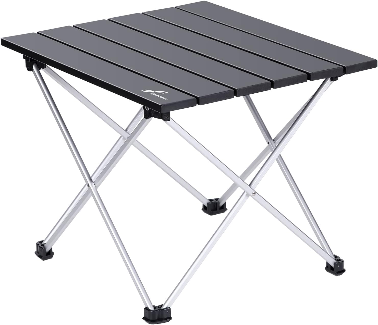 Sportneer Beach Tables for Sand Foldable, Camping Table Portable Aluminum Table Top with Mesh Bag Picnic Table for Outdoor Camping Cooking BBQ Hiking Fishing Picnic Beaching (Large)