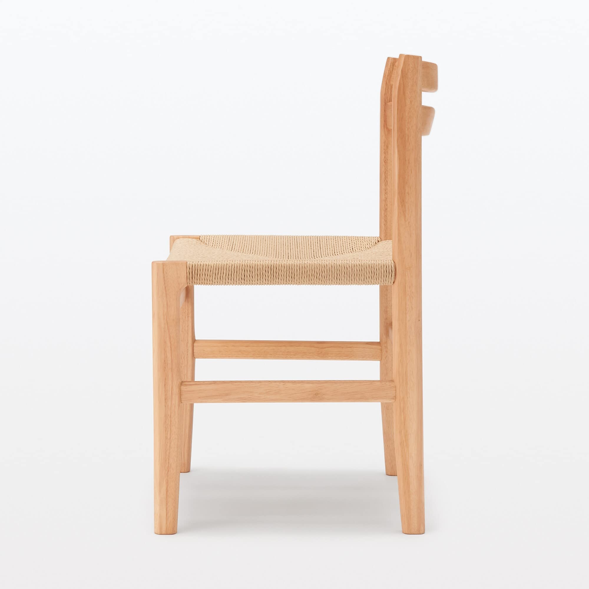 Amazon｜無印良品 木製ペーパーコードチェア ナチュラル ラバーウッド