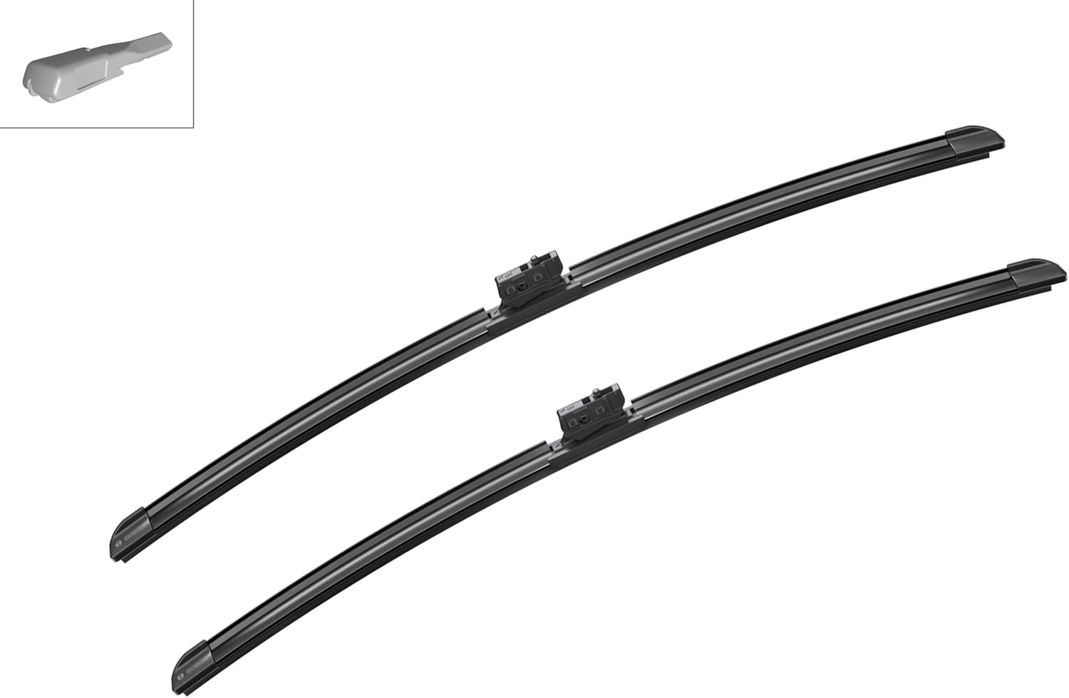 Bosch Automotive eA843S Aerotwin Windscreen Wipers, Length: 550/550 mm, 1 Pair of Windscreen Wipers, E-Commerce Suitable Packaging