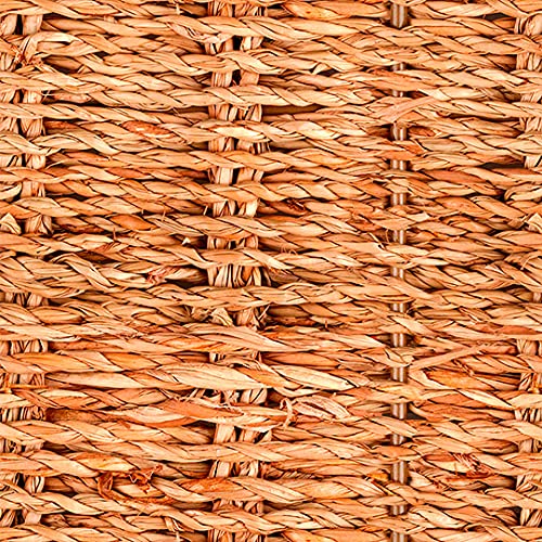 Papel De Parede Adesivo Corda de Palha Trançada