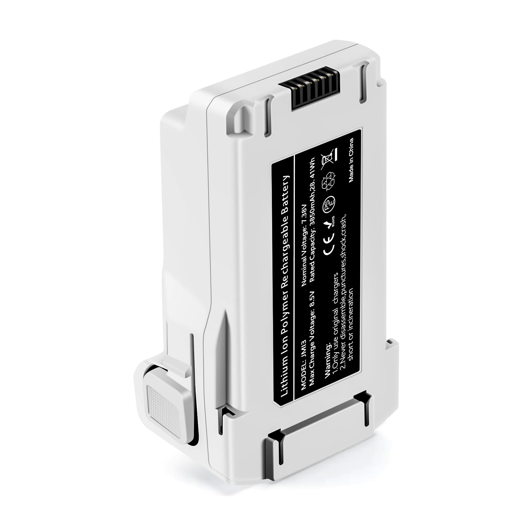 1 Pack 3850 mAh Mini 3 Batterie,47 à 51 Minutes de Temps de vol Maximum, Batterie de vol Intelligente Plus pour DJI Mini 3/3 Pro/4 Pro Batterie de Rechange Haute capacité avec système BMS