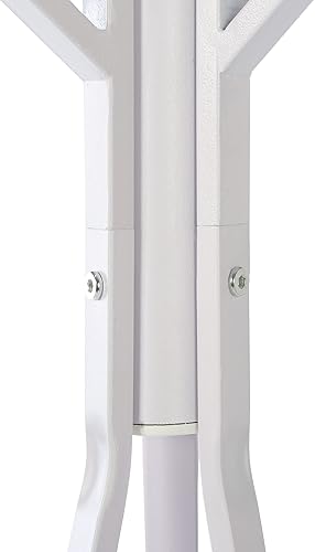 Miniatura 24 de Perchero para sombreros, soporte de metal para sombreros, con 9 ganchos para ropa, sombreros y bufandas, color negro, 17.72 pulgadas de ancho x