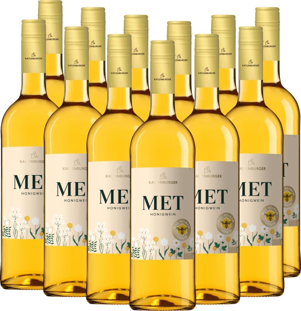 Met Katlenburger Kellerei 12 x 0,75l VINELLO - 12 x Weinpaket inkl. kostenlosem VINELLO.weinausgießer