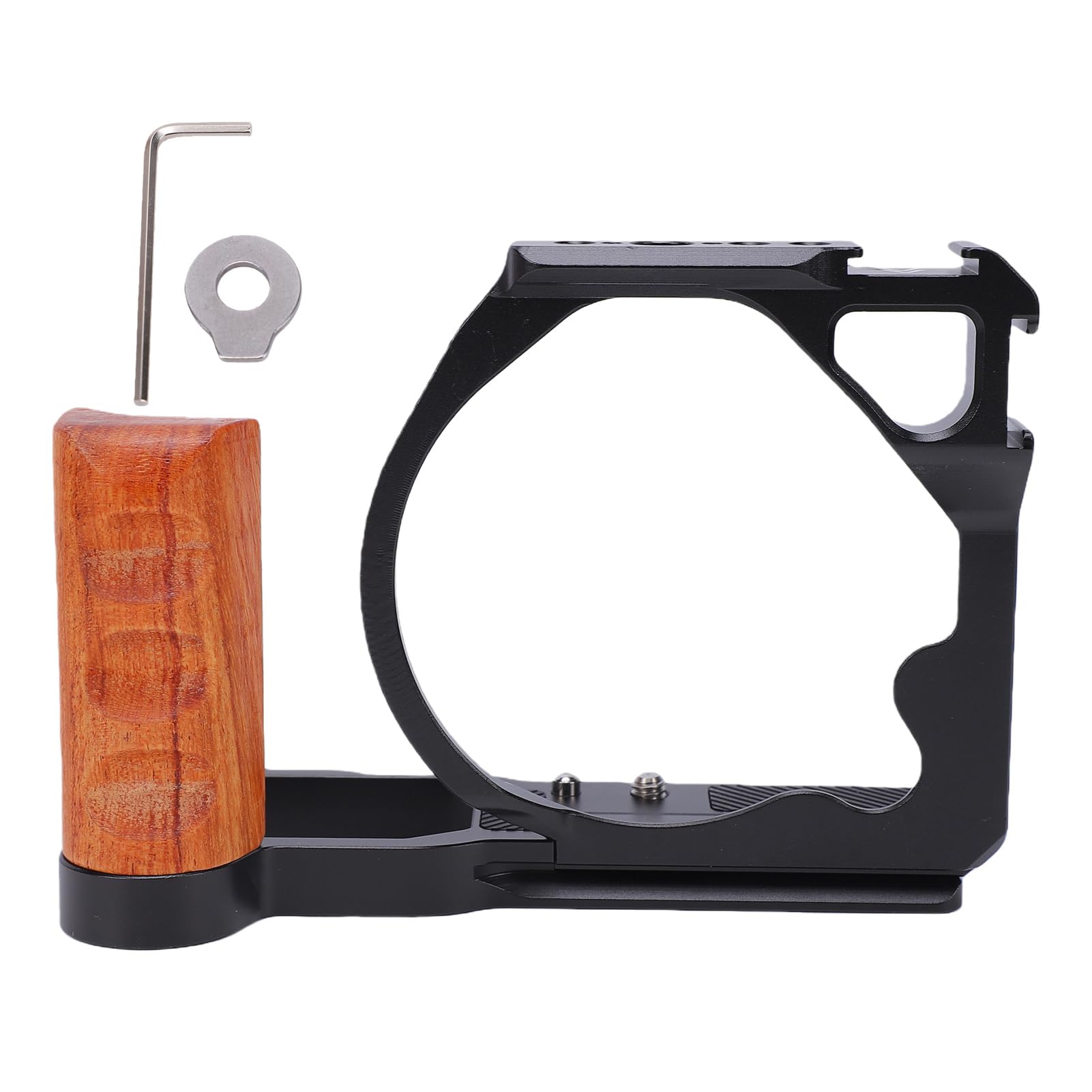 Zunate Cámara de Aleación de Aluminio para Videocámara con Zapata Fría