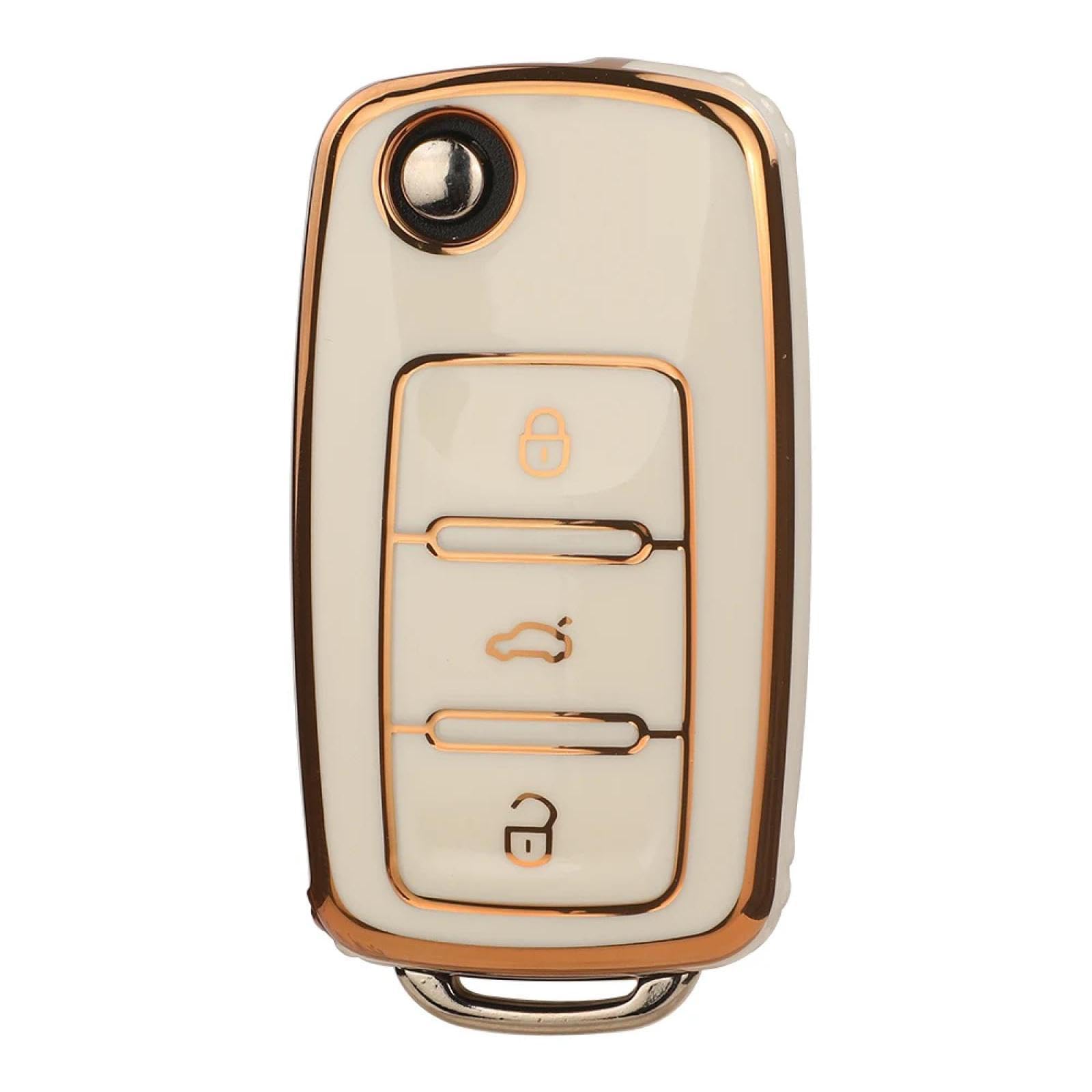 Funda de TPU para Llave de Coche VW Golf Bora Polo Carcasa Solución Botones Desgastados