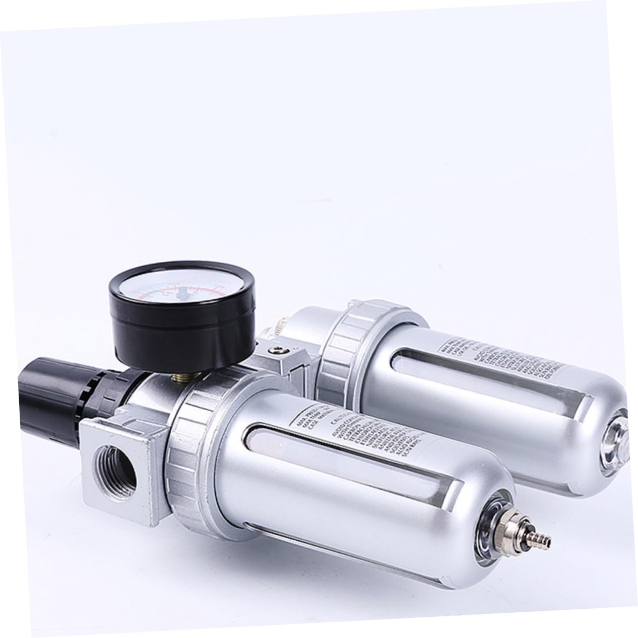 Homoyoyo Regolatore Aria con Separatore Scarico per Compressori e Strumenti Pneumatici Controllo Umidità e Pressione Aria