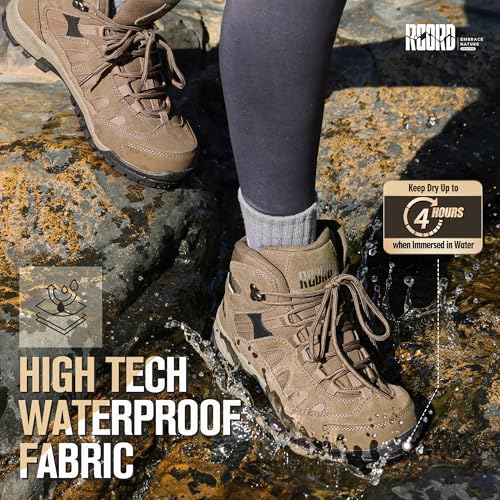 R CORD Hiking Boots Women Waterproof Non-Slip Womens Hiking Shoes Comfortable Outdoor Womens Hiking Boots Walking Boots Hiking Shoes Women3