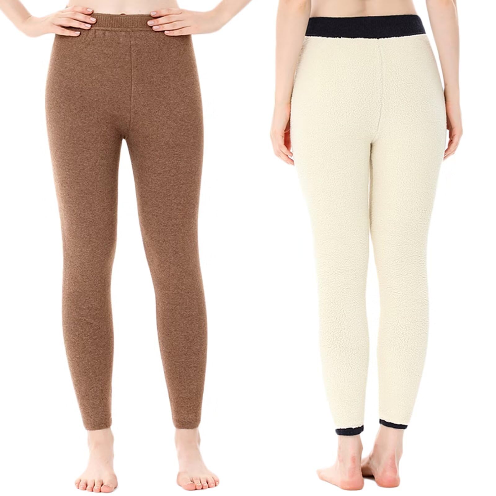 Thermal Underwear Bottoms for Men Women Long Johns Base Layer Trousers Cold Weather Pants Leggings 100% Cashmere