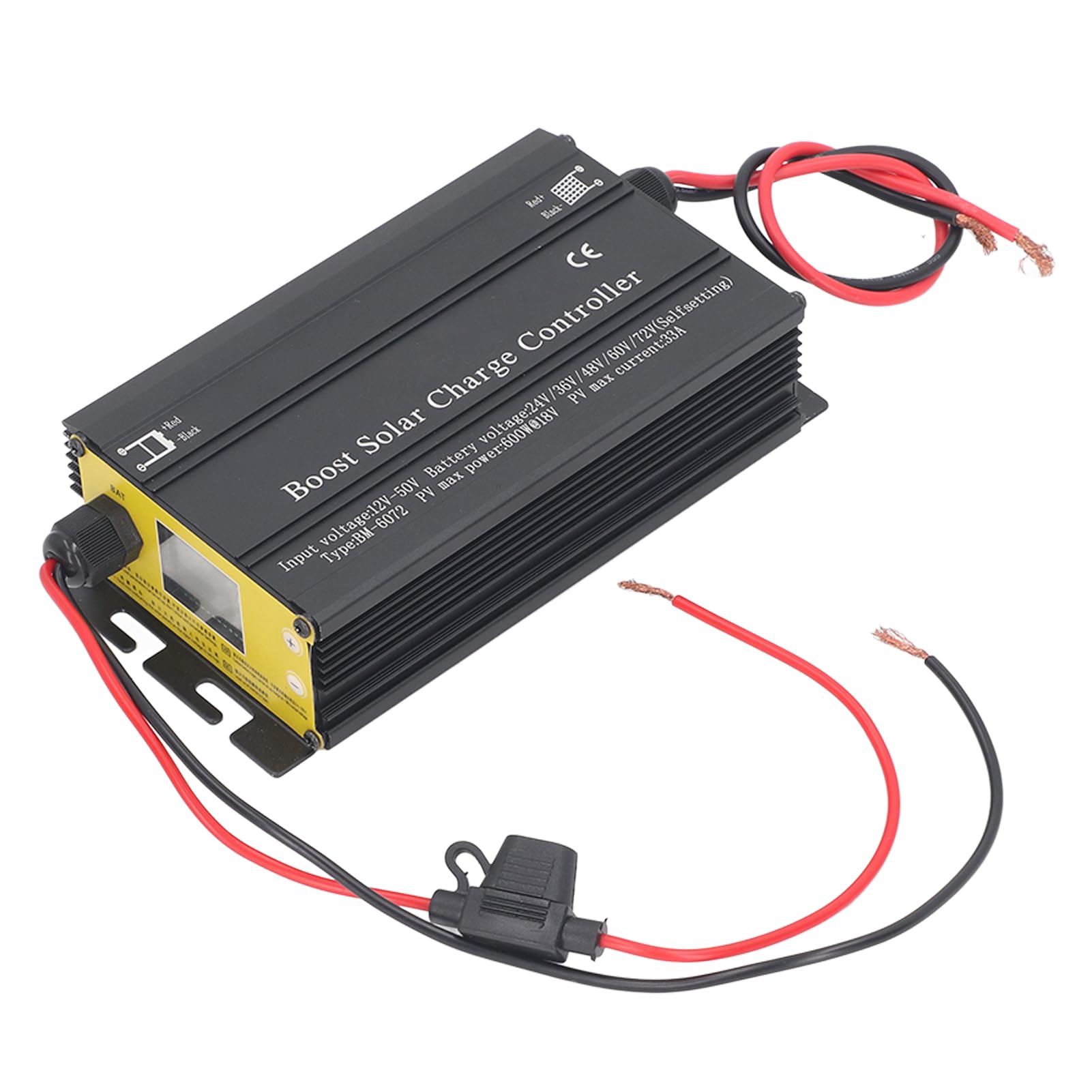 Fafeicy Kontroler ładowania Słonecznego MPPT Boost, Regulator Paneli
