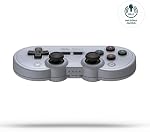 8Bitdo Sn30 Pro Wireless Bluetooth Controller, Hall Effect Joystick Update, Retro Gamepad for Switch/Switch 2, PC, Steam Deck, Android, Raspberry PI, iPhone, iPad, macOS and Apple TV (Gray Edition)