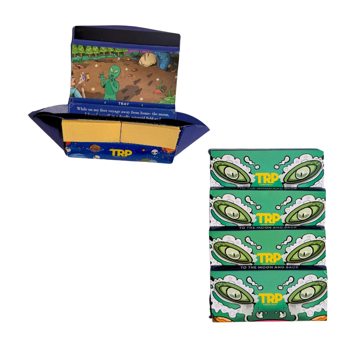 TRP Astra Kit 5 Smoking Rolling King Paper Size with Filters and Storage Tray with Magnet Pack (Pack of 5)-picture-23