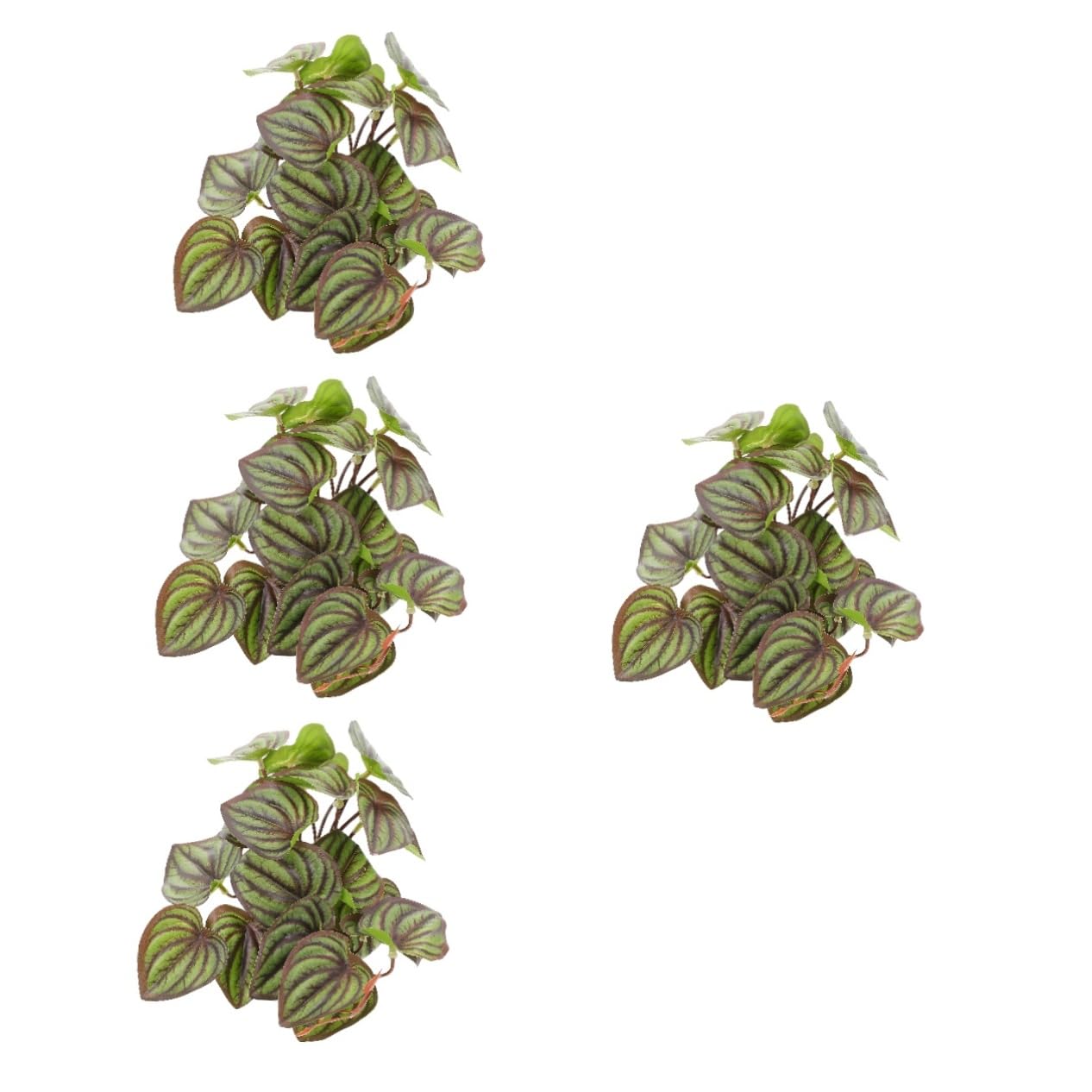 POPETPOP 4piezas Planta Artificial para Terrario De Reptiles Decoración Realista para Tanques De Gecko y Anfibios Fácil Instalación y Base Sólida Accesorio Duradero para Hábitats
