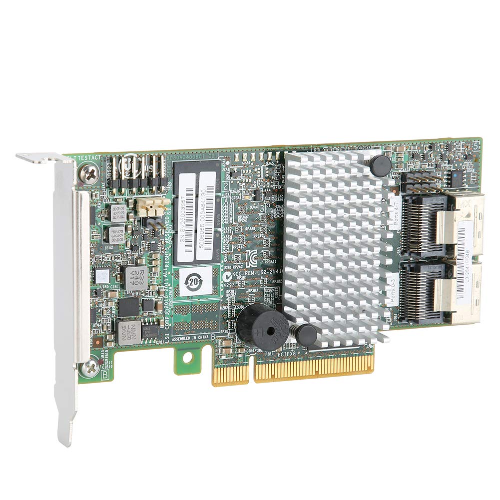 Akozon SAS LSI 9267-8i 2208 6 GB S 512 MB PCI-E 2.0 8 Porte SATA Controller SAS Raid di Espansione RAID0 1 10 Low Baffle