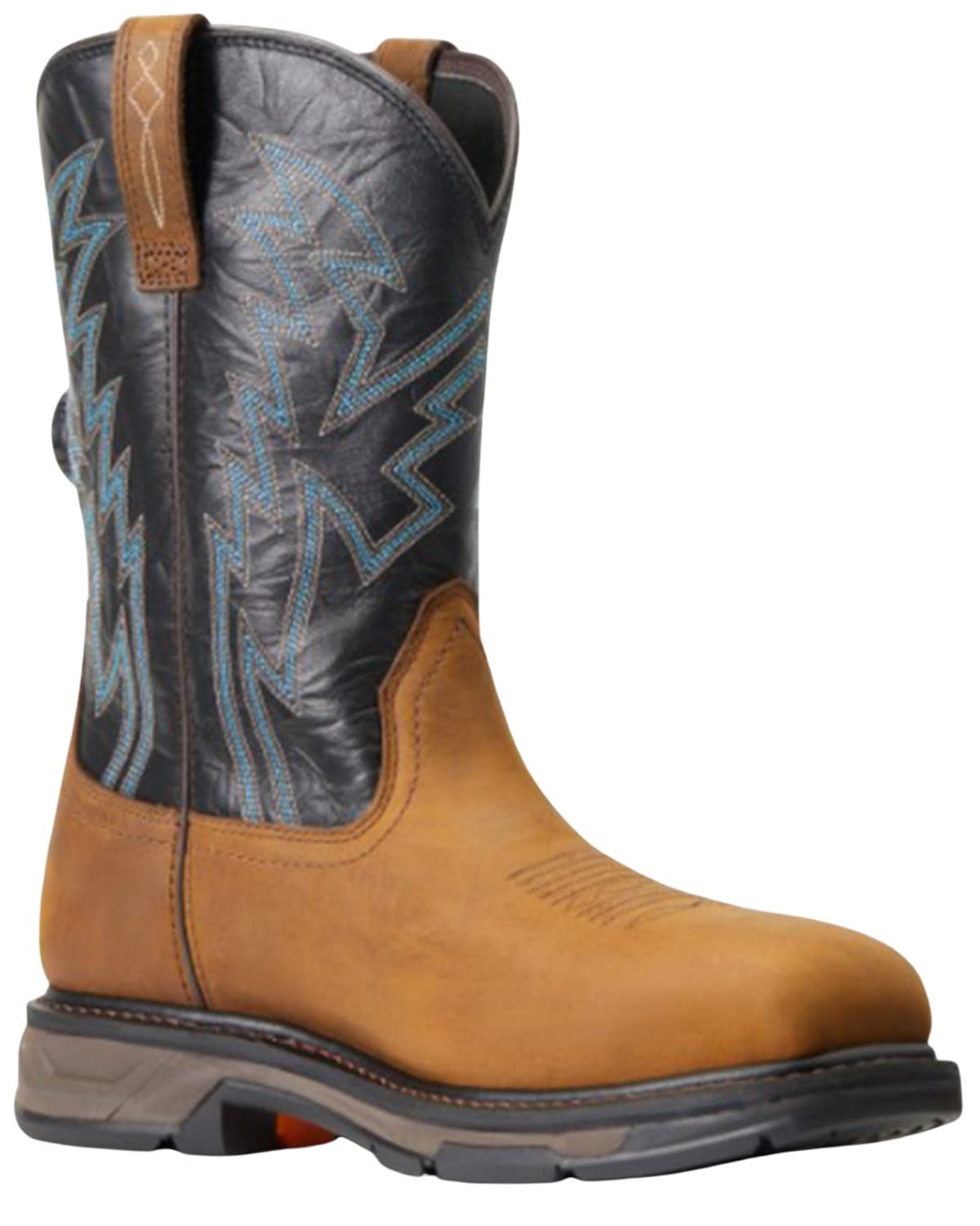 ARIAT Men's WorkHog XT BOA Carbon Toe Work Boot, Dark Earth/Black, 8.5 EE