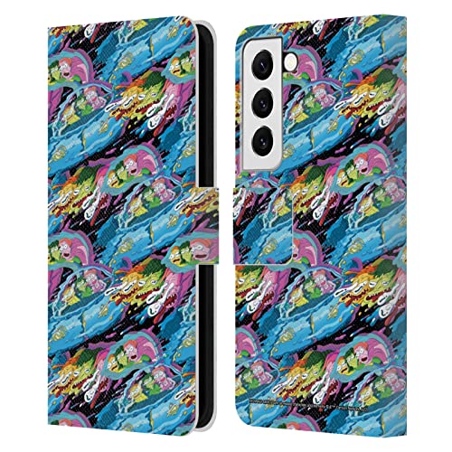 Étui portefeuille Samsung Galaxy S22 5G Rick and Morty Warp Saison 5