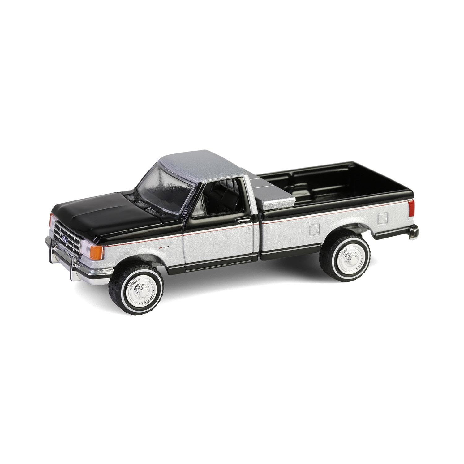 Amazon.com: Truck 1/64 1990 F-250 w/Tool Box Black & Silver