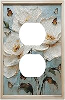 Vista 129 de Cubiertas Decorativas de Arte para Interruptores de Luz, Hojas de Otoño, Placa de Pared de Palanca Individual, Cubierta Decorativa de Interruptor