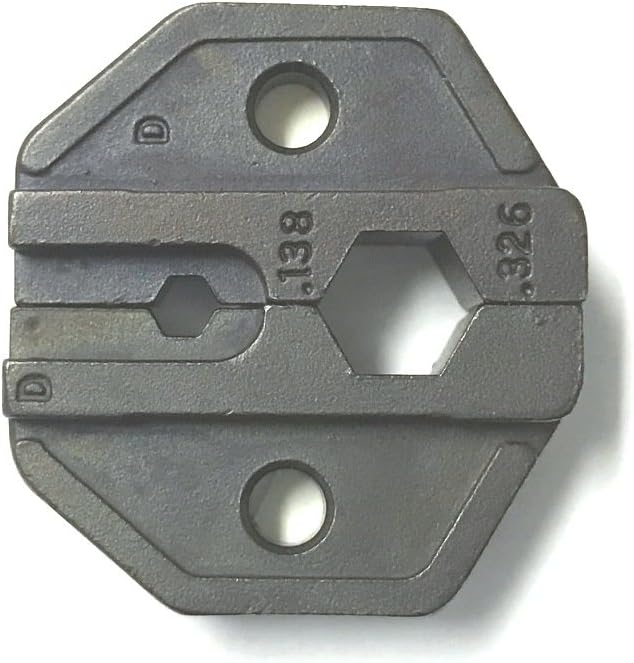 Coax RF Connector Crimping Jaw / Die for RG-6 and RG-174, 316 Ferrules