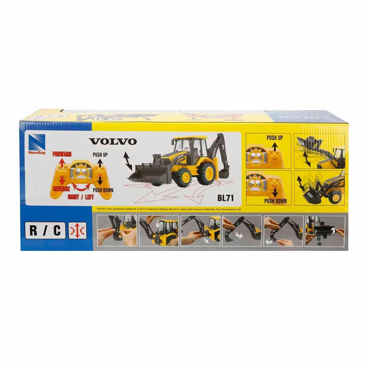 NewRay 87913 - Volvo BL71 Ruspa, Radiocomando, Scala 1:18