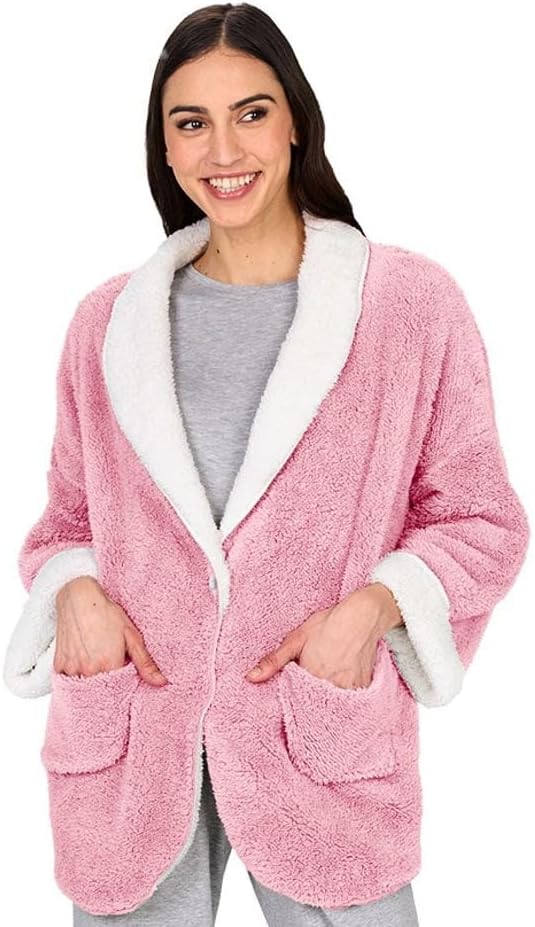 The Lakeside Collection Women's Fleece Reversible Jacket - Image 5