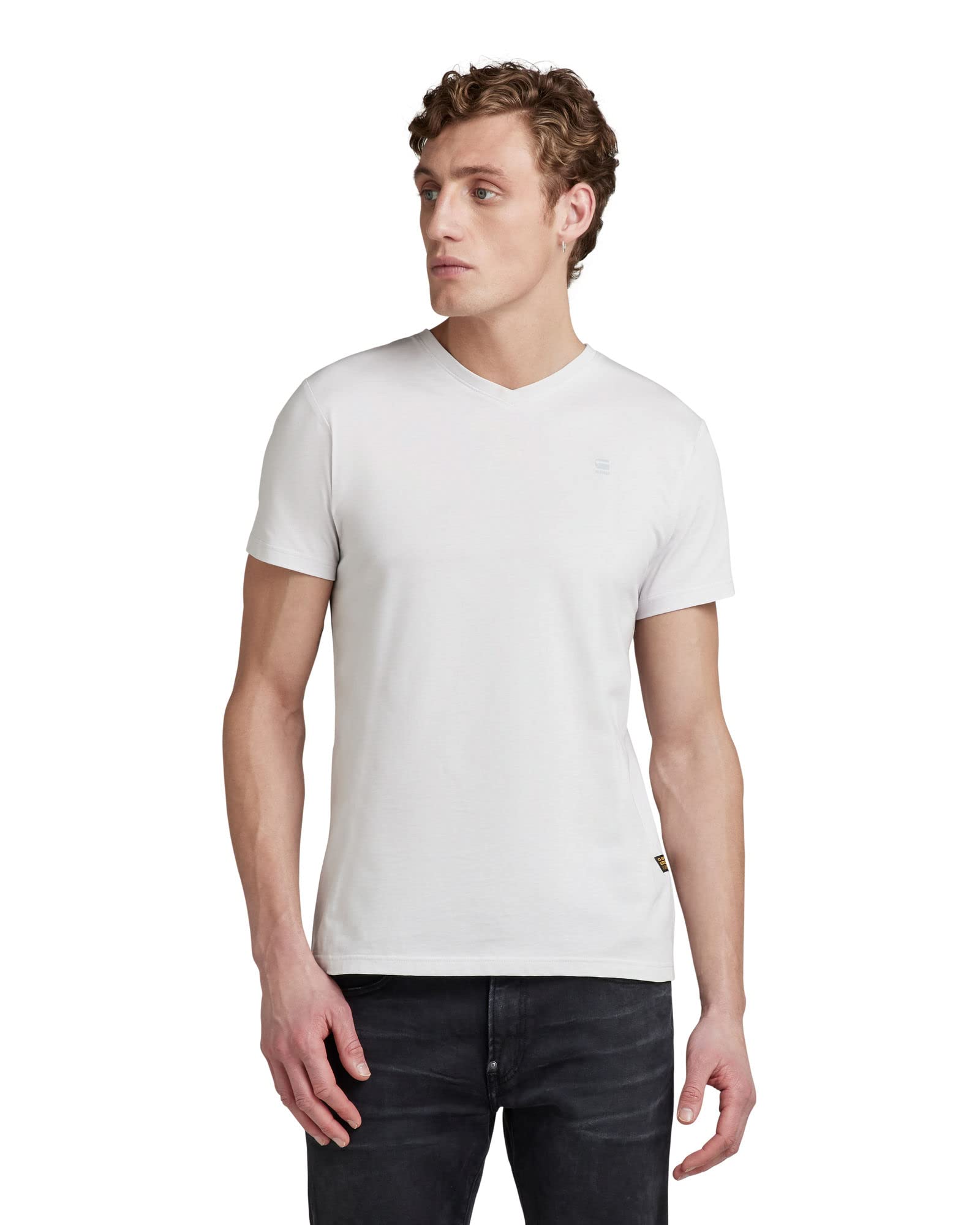 G-STAR RAW Men's Base-s V-neck T-Shirt