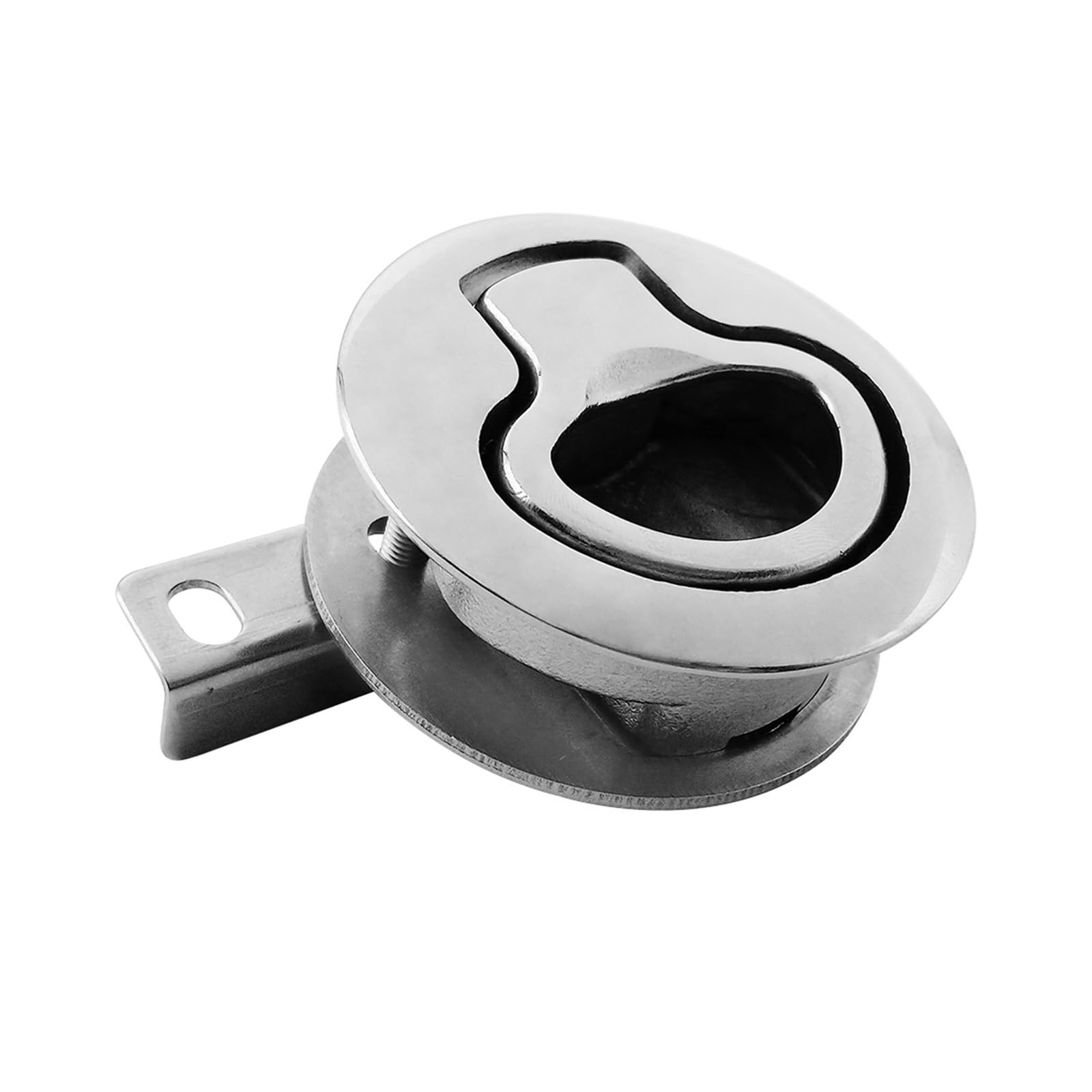 Mtmxalbbr One Color Boat 316 Stainless Steel 2" Flush Pull Slam Latch For Marine Deck Hatch Door Turning Lock Hardware