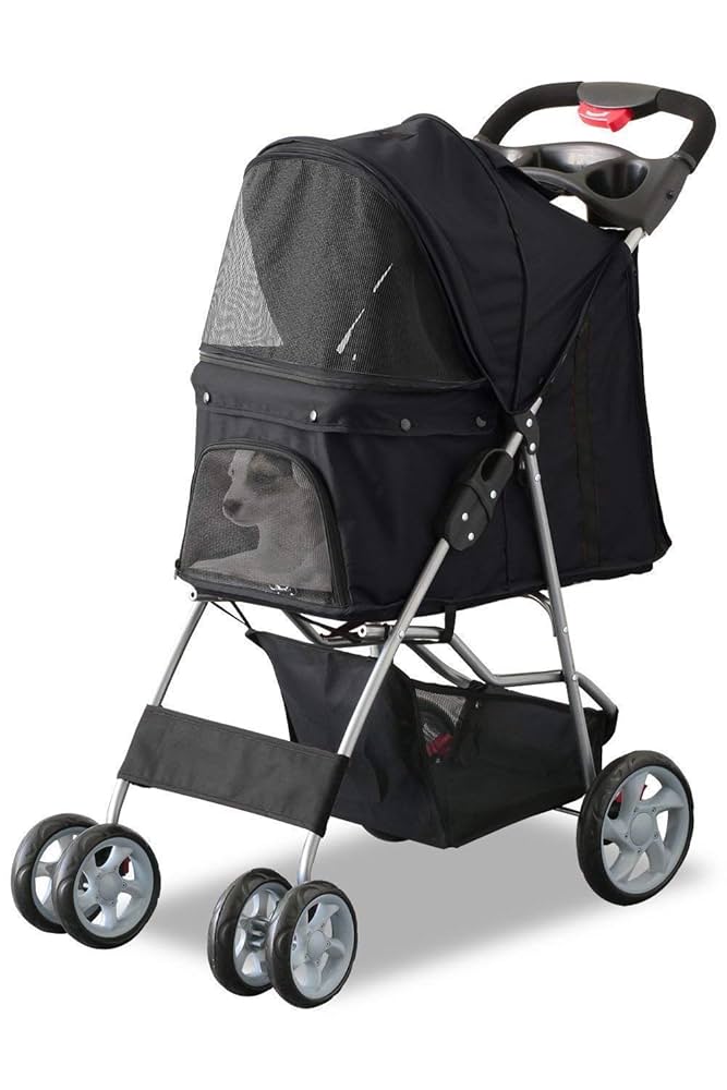 ottostyle 折りたたみ ペットカート 軽量 安全装置付 ドッグカート Amazon | ottostyle.jp 折りたたみ ペットカート 軽量 安全装置