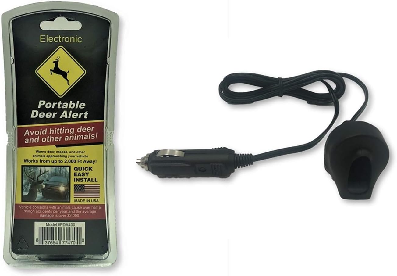 Car Deer Alert/Auto Deer Whistle Horn - Portable Electronic Whistles AVOID VEHICLE ACCIDENTS