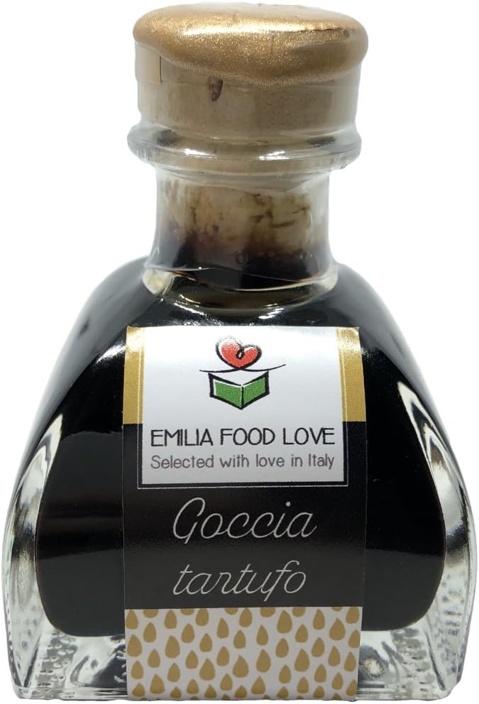 GOCCIA Tartufo - Balsamic White Truffle Dressing - EMILIA FOOD LOVE - Selected with Love in Italy - Condimento Balsamico al Tartufo Bianco