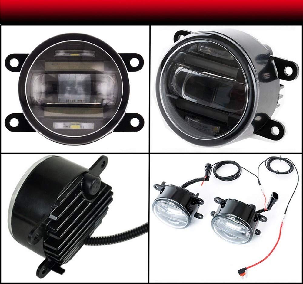Auto-Tech Car Refit Super bright 2 in 1 functions LED lens fog lamp+daylight lamp for Citroen C4/C5/Picasso/Ailice/Triomphe