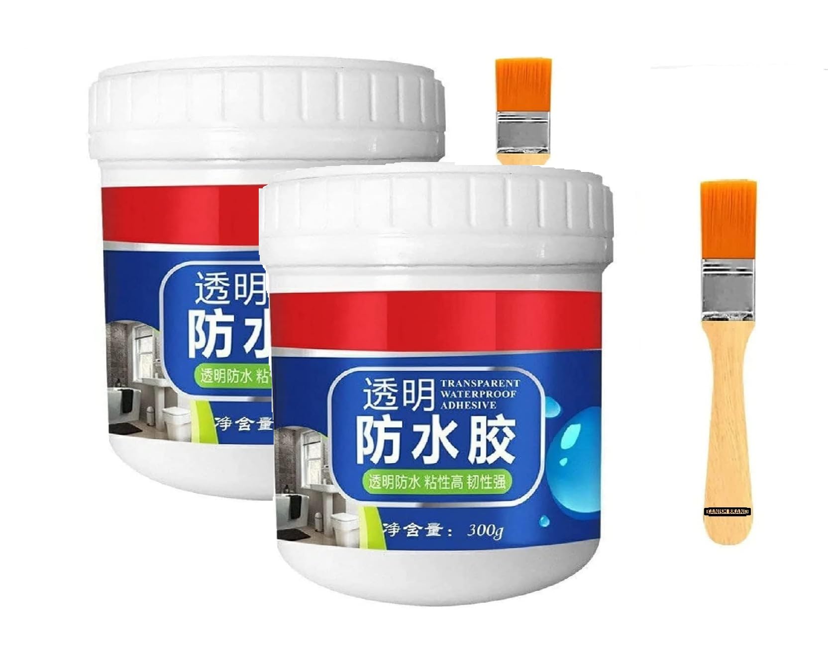 600G Transparent Waterproof Coating Agent Super Strong Waterproof Anti-Leakage Agent Invisible Waterproof Agent Transparent Leakage Protection Glue Repairing Leak Waterproof Adhesive (600GM PACK OF 2) (B0D9YNPC9J) Amazon Price History, Amazon Price Tracker