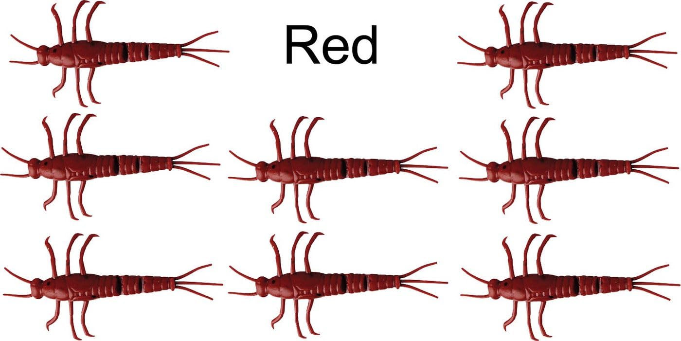 Savage Gear - 3D PVC Mayfly 50 - Realistic one day flying faux based on 3D Scan, red, 5.0cm