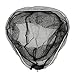 Keenso Fish Landing Net, Portable Triangular Fishing Landing Net Fish Catching Net Folding Fish Mesh Net for Fishing, Shrimp, Crab, Bird Catching Other Fishing Tools and Accessories