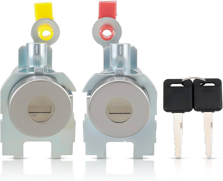 Amazon.com: AUTOKAY Door Lock Cylinder Left + Right Fits for